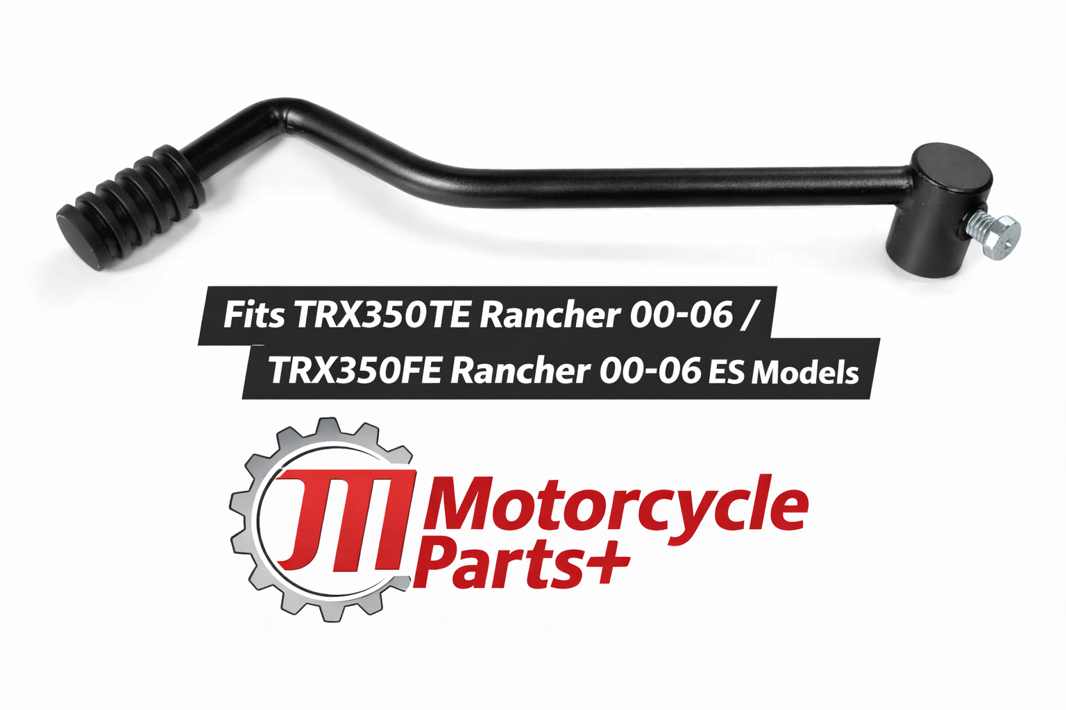Honda TRX350 Rancher electric‑shift‑to‑manual conversion lever — USA‑made black steel foot shifter