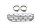 Universal 9" Long Motorcycle Harley Cruiser Exhaust Muffler Heat Shield Perforated Style