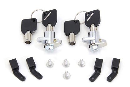 Drag Saddlebag & Tour-Pak Matching Lock / Key Kit for Harley Touring FLH/T 97-13