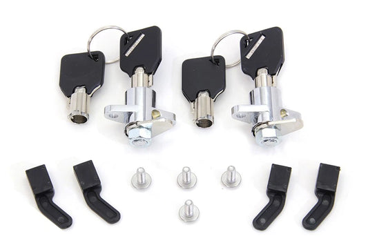 Drag Saddlebag & Tour-Pak Matching Lock / Key Kit for Harley Touring FLH/T 97-13