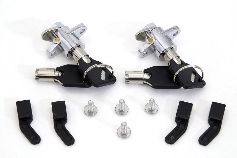 Drag Saddlebag & Tour-Pak Matching Lock / Key Kit for Harley Touring FLH/T 97-13