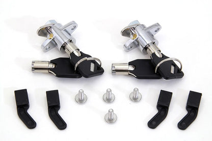 Drag Saddlebag & Tour-Pak Matching Lock / Key Kit for Harley Touring FLH/T 97-13