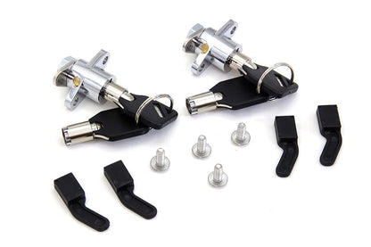 Drag Saddlebag & Tour-Pak Matching Lock / Key Kit for Harley Touring FLH/T 97-13