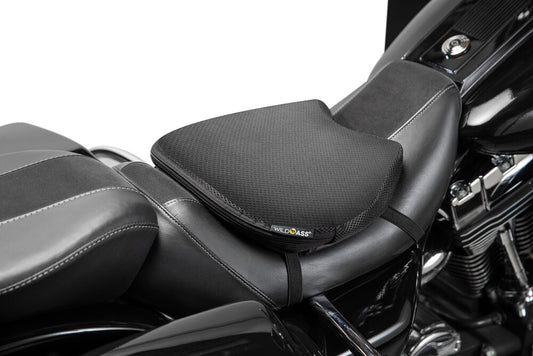 WILD ASS MOTORCYCLE CRUISER HARLEY AIR SEAT CUSHION PAD SADDLE LITE BLACK