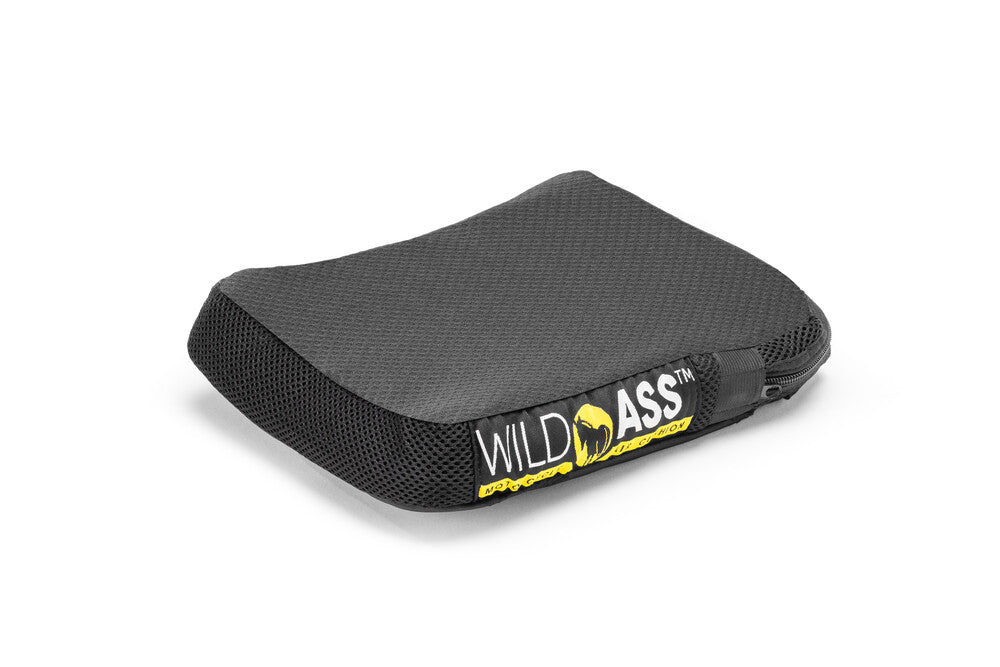 WILD ASS MOTORCYCLE SEAT AIR CUSHION PASSENGER PAD PILLION LITE BLACK