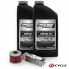 Honda XR650R 00-07 Oil Change Kit Moose 10W-40 NGK BKR7E-11 HiFlo Filter