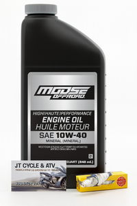 Honda XR80 XR100 XL80 Oil Change Tune Up Kit NGK Spark Plug Moose Offroad 10W-40