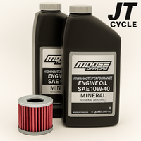 Honda XL250 XR250L XR250R Oil Change Kit – Moose Offroad 10W-40 HiFlo Filter | 81-04
