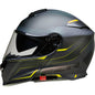 Z1R 0100-2045 Solaris Modular Motorcycle Helmet  Street Full Face- Scythe - Black/Hi-Viz - 2XL