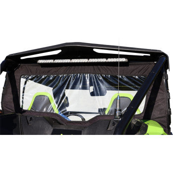 MOOSE UTILITY DIVISION 0521-1803 UTV Rear Windscreen Windshield Cab Back Dust Stopper Honda Talon - JT Cycle & ATV