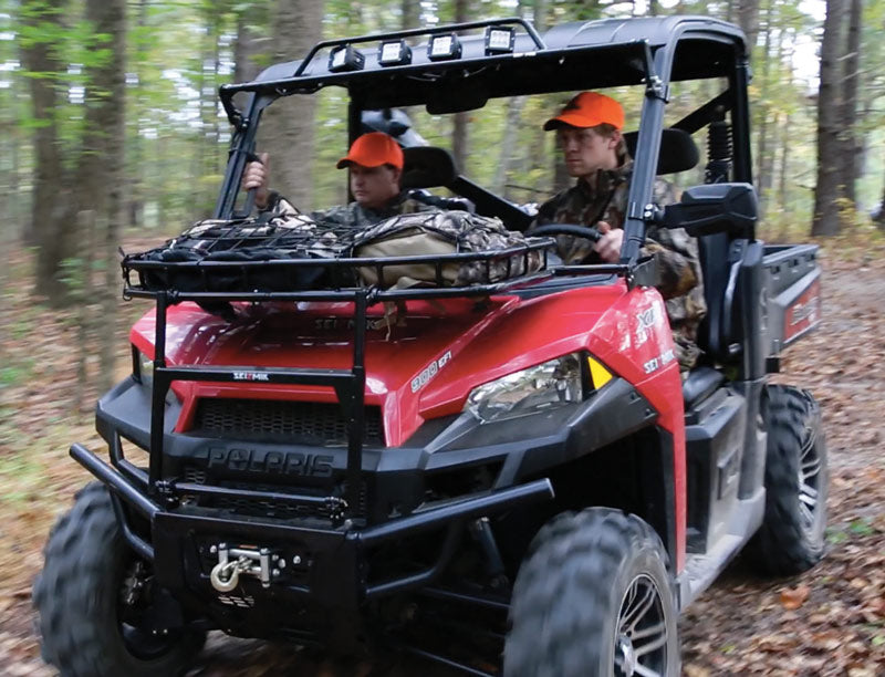 Seizmik #08070 Hood Rack – Polaris Full and Mid-Size Round Tube Ranger - JT Cycle & ATV