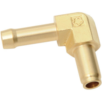 Drag Specialties Fuel Brass Inlet Fitting Harley 1976-2006 Keihin butterfly and CV carburetors OEM#27371-76A