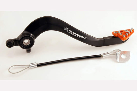 Hammerhead Forged Rear Brake Pedal with Tip options - compatible with KTM 85 SX/105 SX/85 XC/105 XC #12-0562-21-40 - JT Cycle & ATV
