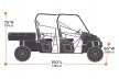 Classic Accessories Quadgear UTV Deluxe Heavy Duty Trailerable Storage Cover Fits Crew Cab - up to 150"L 66"W 75"H - JT Cycle & ATV