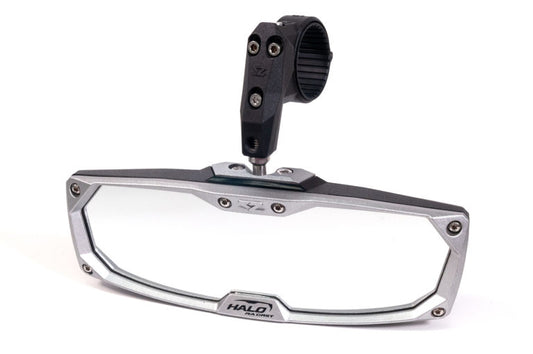 Seizmik #18025 Halo-RA CAST UTV Rearview Mirror with Cast Aluminum Bezel – 2″ and 1.875″ Round Tube ROPS - JT Cycle & ATV