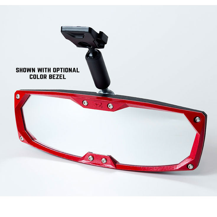 Seizmik #18057 Halo-R UTV Rearview Mirror with ABS Bezel – 2" and 1.875″ Round Tube ROPS with BONUS Color Kit Included - JT Cycle & ATV