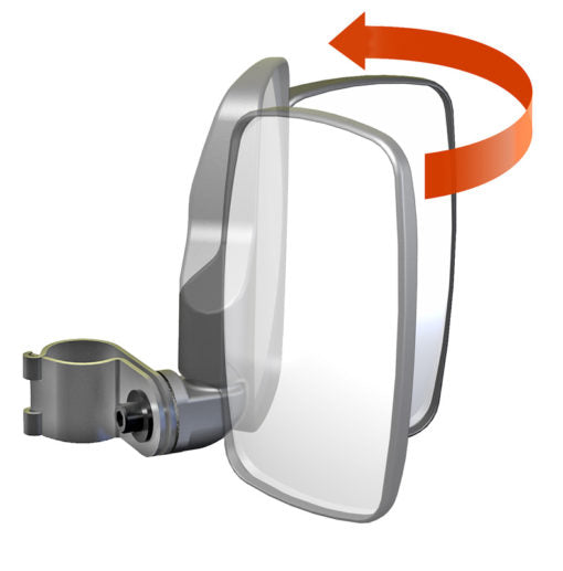 Seizmik # 18081 UTV Side View Mirror (Pair – ABS) – 1.5″ Round Tube Kubota RTV 500 Cub Cadet Volunteer IN STOCK, SHIPPING NOW! - JT Cycle & ATV
