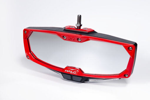 Halo-RA LED UTV Rearview Mirror with Cast Aluminum Bezel Choose Trim Color– Polaris RZR Pro XP