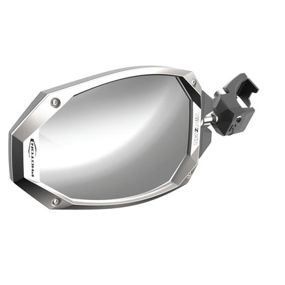 Seizmik Photon Side View Mirror Set with Cast Aluminum Body & Bezel 2″ or 1.875″ Round Tube (Pair)