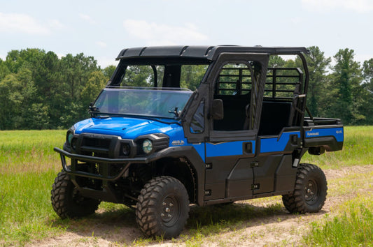 Seizmik #26094 Windshield Versa-Fold (UV Resistant Poly) — Kawasaki Mule Pro FX & FXT - JT Cycle & ATV