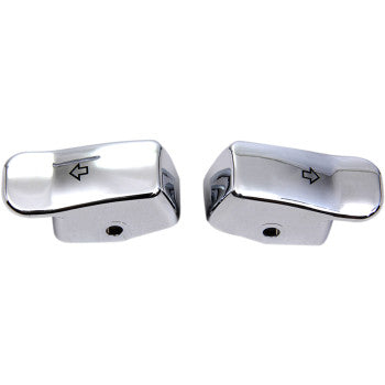 Drag Specialties Turn Signal Switch Extensions Pair Chrome for Harley 2012-2018 Softail (except FLDE, FLHC,FLSTSE, FXSBSE) 2012-2017 Dyna and 2014-2018 XL Sportster Models Replaces # 71500178 - JT Cycle & ATV