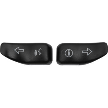 Drag Specialties Turn Signal Switch Extensions Pair Black for Harley 2014-2018 FLHT, FLHX, FLTRX, and H-D FL Trikes (except CVO) Replaces # 71500286 - JT Cycle & ATV
