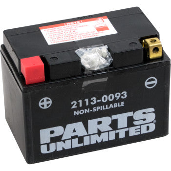 PARTS UNLIMITED BATTERIES 2113-0093 Factory-Activated AGM Maintenance ...