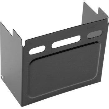 DRAG SPECIALTIES Battery Cover Raised - Black Harley Davidson