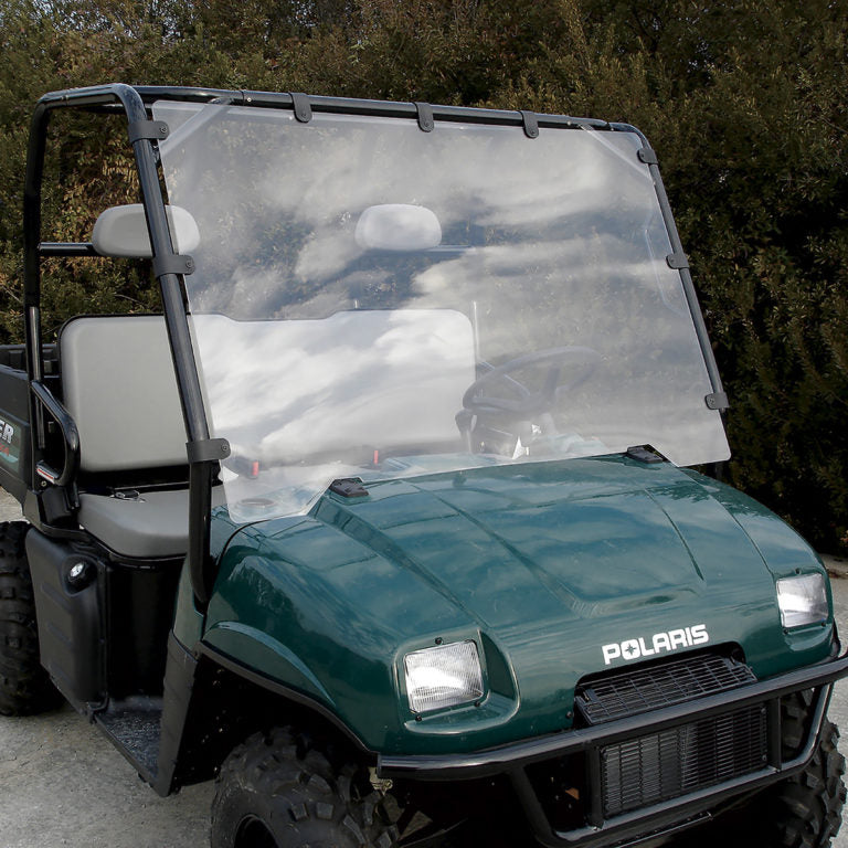 Seizmik #23018 Windshield – Full (UV Resistant Poly) — Polaris 2002-08 Round Tube Ranger - JT Cycle & ATV