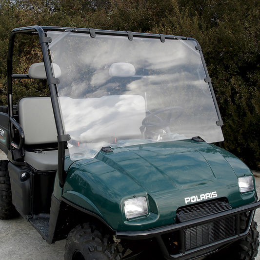 Seizmik #23018 Windshield – Full (UV Resistant Poly) — Polaris 2002-08 Round Tube Ranger - JT Cycle & ATV