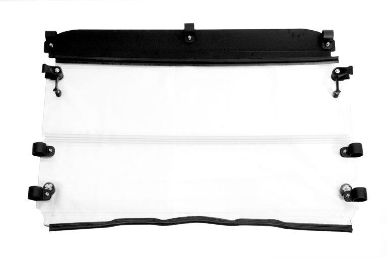 Seizmik #23079 Windshield Versa-Fold (UV Resistant Poly) — Polaris Mid-Size Round Tube Ranger 2010-2014 Models - JT Cycle & ATV