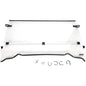 MOOSE UTILITY DIVISION Full Folding Windshield for Polaris Ranger 500 / 700 2002-2008 Models Only