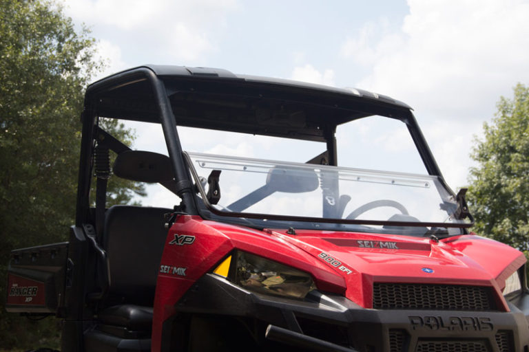 Seizmik # 24001 Windshield Versa-Fold (Uncoated Poly) – Polaris Full Size Pro-Fit Ranger XP900 1000 - JT Cycle & ATV