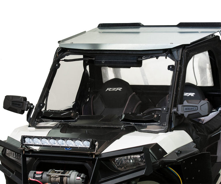 Seizmik #25035 Windshield Versa-Vent (Scratch Resistant Poly) – Polaris RZR 900S/1000S/1000XP/Turbo - JT Cycle & ATV