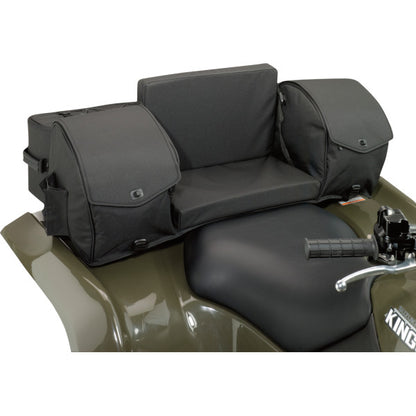 Moose Utility Divs ATV Ridgetop Rear Rack Bag Cargo Storage Padded Seat Black