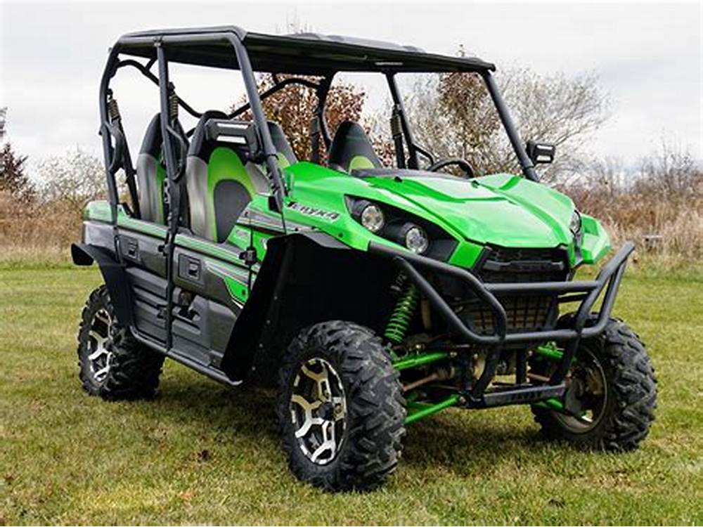 KAWASAKI TERYX-4 2016+ FENDER FLARES (set of four) Front / Rear Overfenders - JT Cycle & ATV