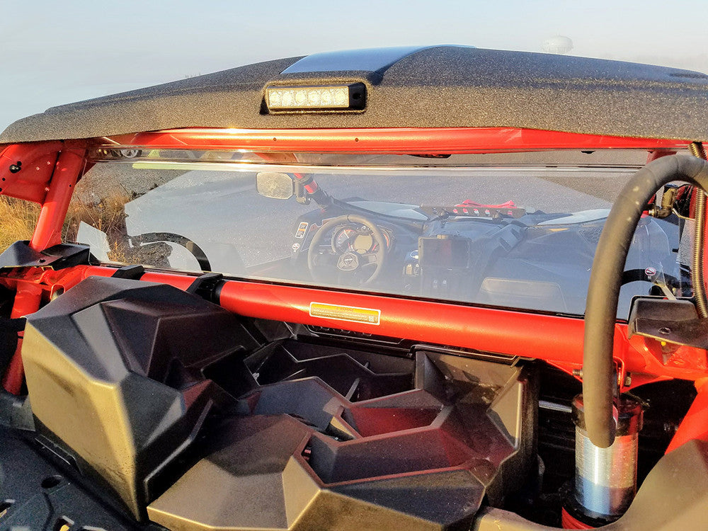 Spike Power Sports Can Am Maverick X3 Rear Shield With Sliding Vent - JT Cycle & ATV