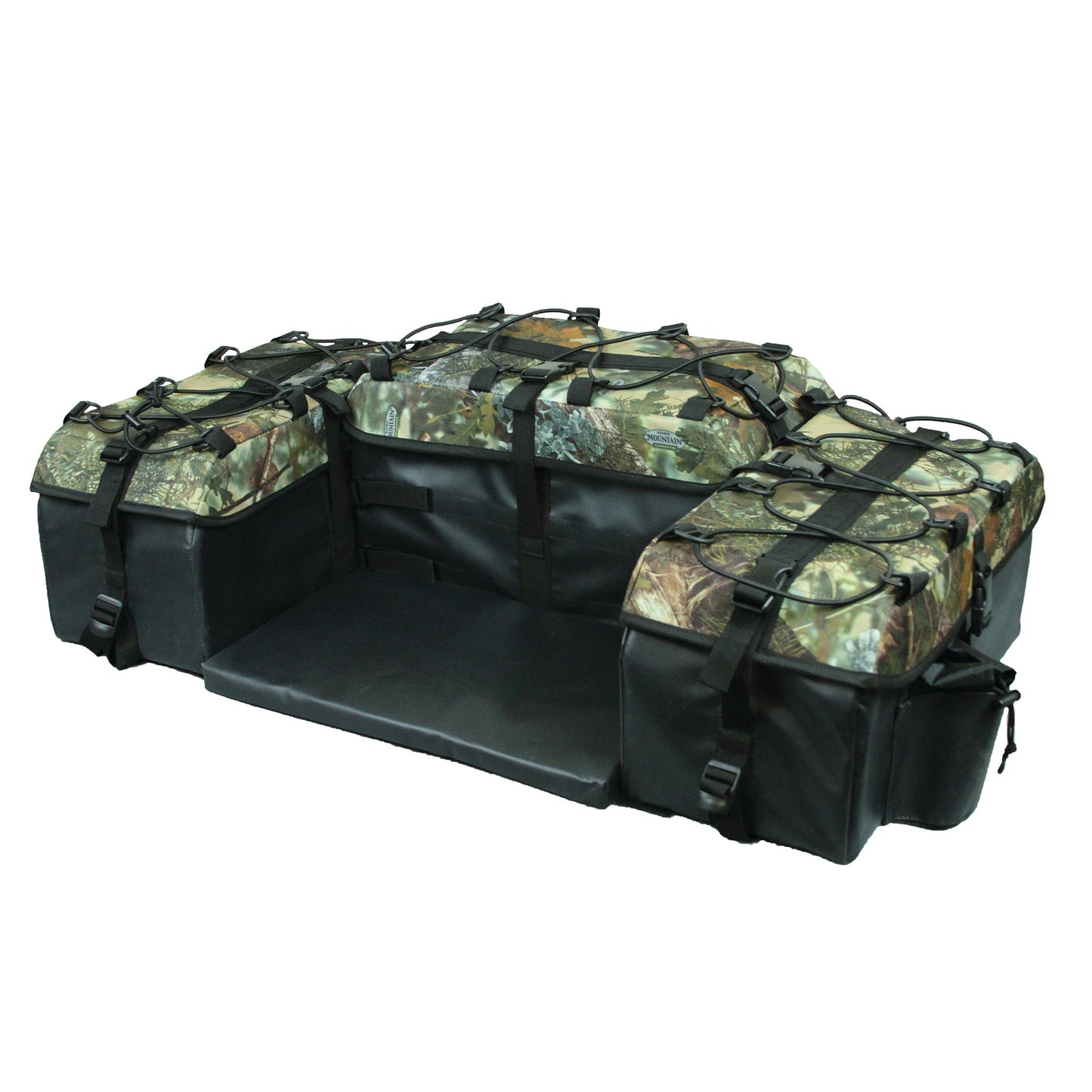Atv Tek Pro Arch Series™ Padded Bottom Rear Seat ATV Cargo Storage Bag Steel Frame Mossy Oak Camo