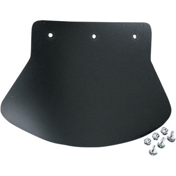 DRAG SPECIALTIES DS-393702 Medium Mud Flap Motorcycle Cruiser Harley Plain  9.5" W x 6.5" H - JT Cycle & ATV
