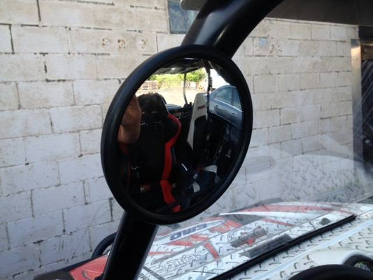 EMP UTV 5-1/2" Rearview Mirror with a 1-5/8 and 1-3/4" Diameter Bracket RZR, Ranger, Gator, Rhino, and Mule - JT Cycle & ATV