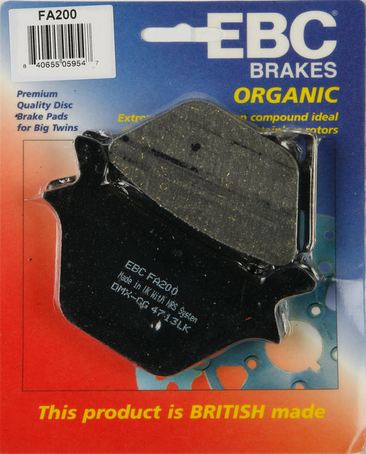 EBC FA200 Organic Harley / Buell Brake Pads Set
