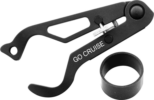 GO CRUISE MOTORCYCLE ALUMINUM THROTTLE CONTROL 2 BLACK - JT Cycle & ATV