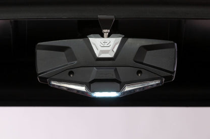 Seizmik #18020 Halo-RA LED UTV Rearview Mirror with Cast Aluminum Bezel – 2″ and 1.875″ Round Tube ROPS - JT Cycle & ATV