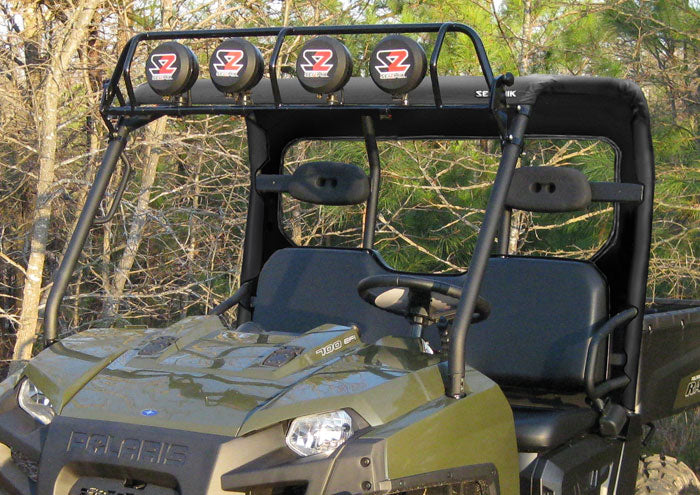 Seizmik #18044 Soft Top & Rear Panel – Polaris Full Size Round Tube Ranger 800 09-14 & 2 Seater Bobcat - JT Cycle & ATV