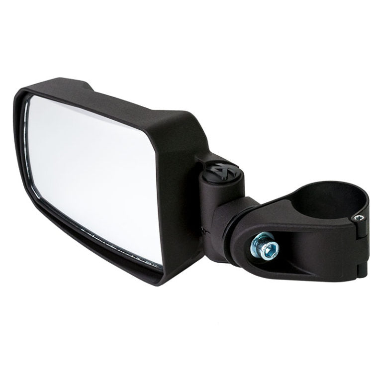 Seizmik #18072 Pursuit Side View Mirror Set (Pair – Cast Aluminium) – 2″ Round Tube with BONUS Color Seal / Cap Kit Included - JT Cycle & ATV