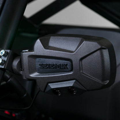 Seizmik #18088 Pursuit Night Vision Series Side View Mirror (Pair – Cast Aluminum) – Polaris Pro-Fit and Can-Am Profiled with BONUS Color Cap / Seal Kit Included - JT Cycle & ATV