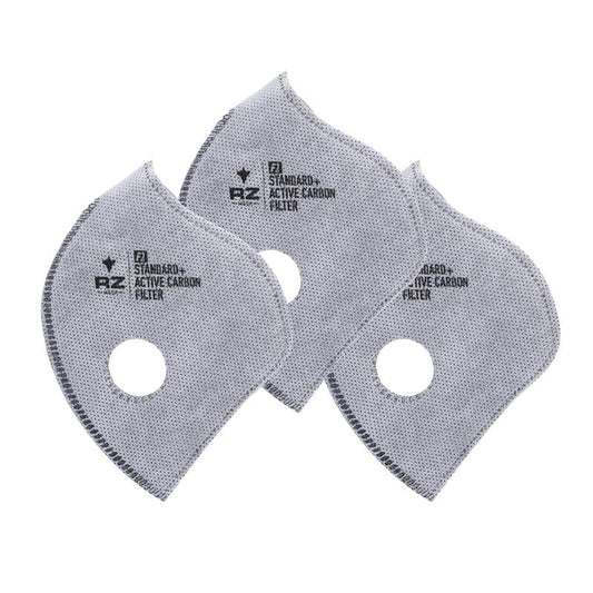 Universal Dust / Pollution Mask F1 Active Carbon Replacement Filter by RZ Mask - 3-pack - JT Cycle & ATV
