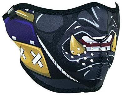 Zan Headgear Neoprene Half Face Mask - Black