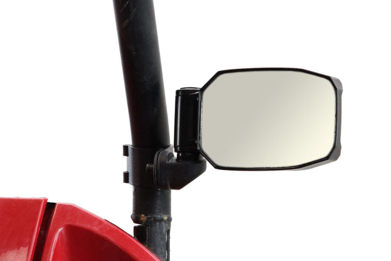 Seizmik #18092 Strike Side View Mirror Set (Pair – ABS) –2″ Round Tube with BONUS color Cap / Seal Kit - JT Cycle & ATV
