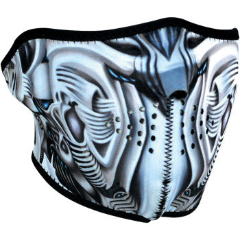 Zan Headgear WNFM074H Neoprene Half Face Mask, Biomechanical - JT Cycle & ATV